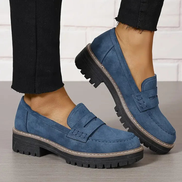 Bella Suede Loafers