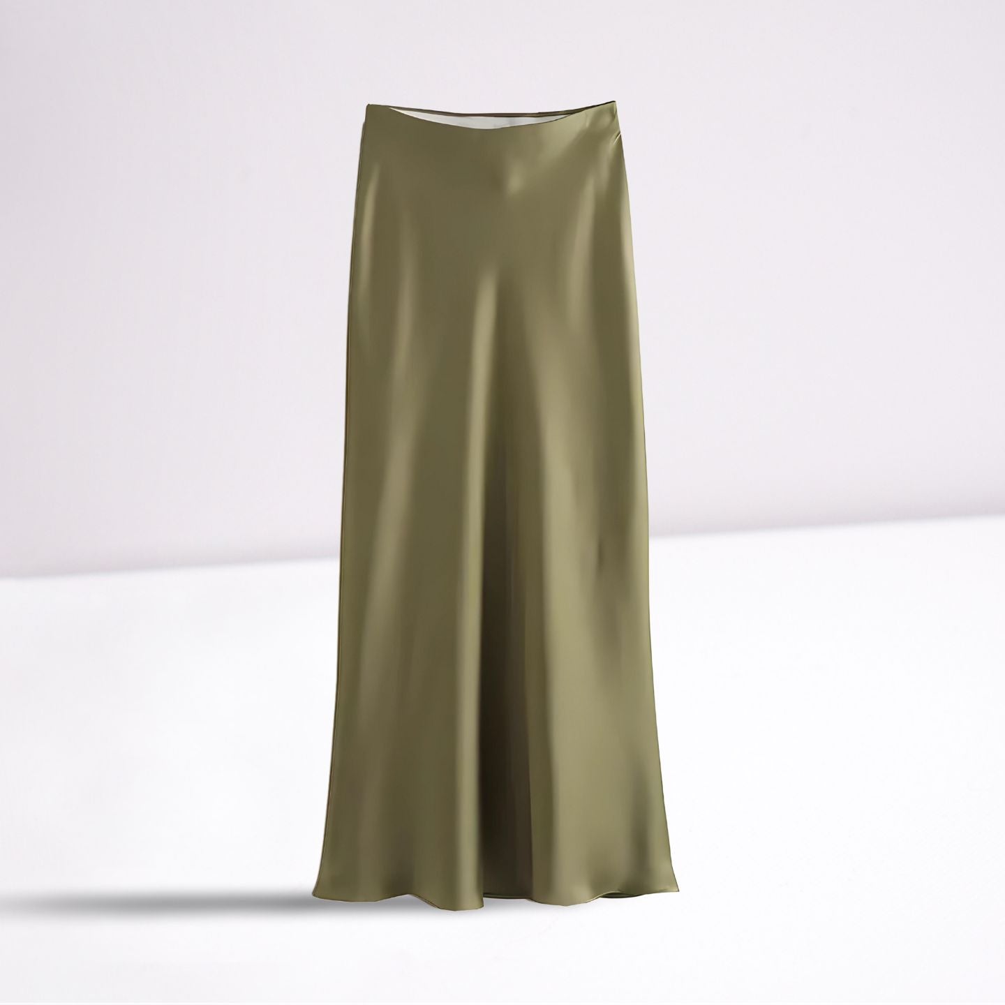 Velvet Grace - High Waist Women's Skirt