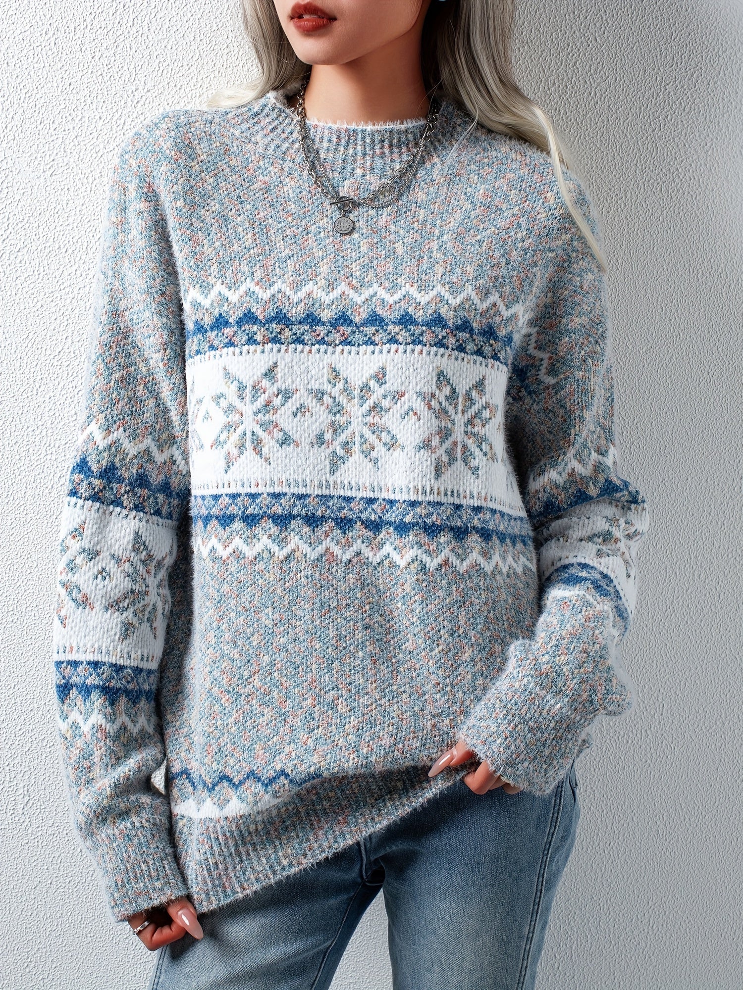 Emilia Nordic Knit Sweater