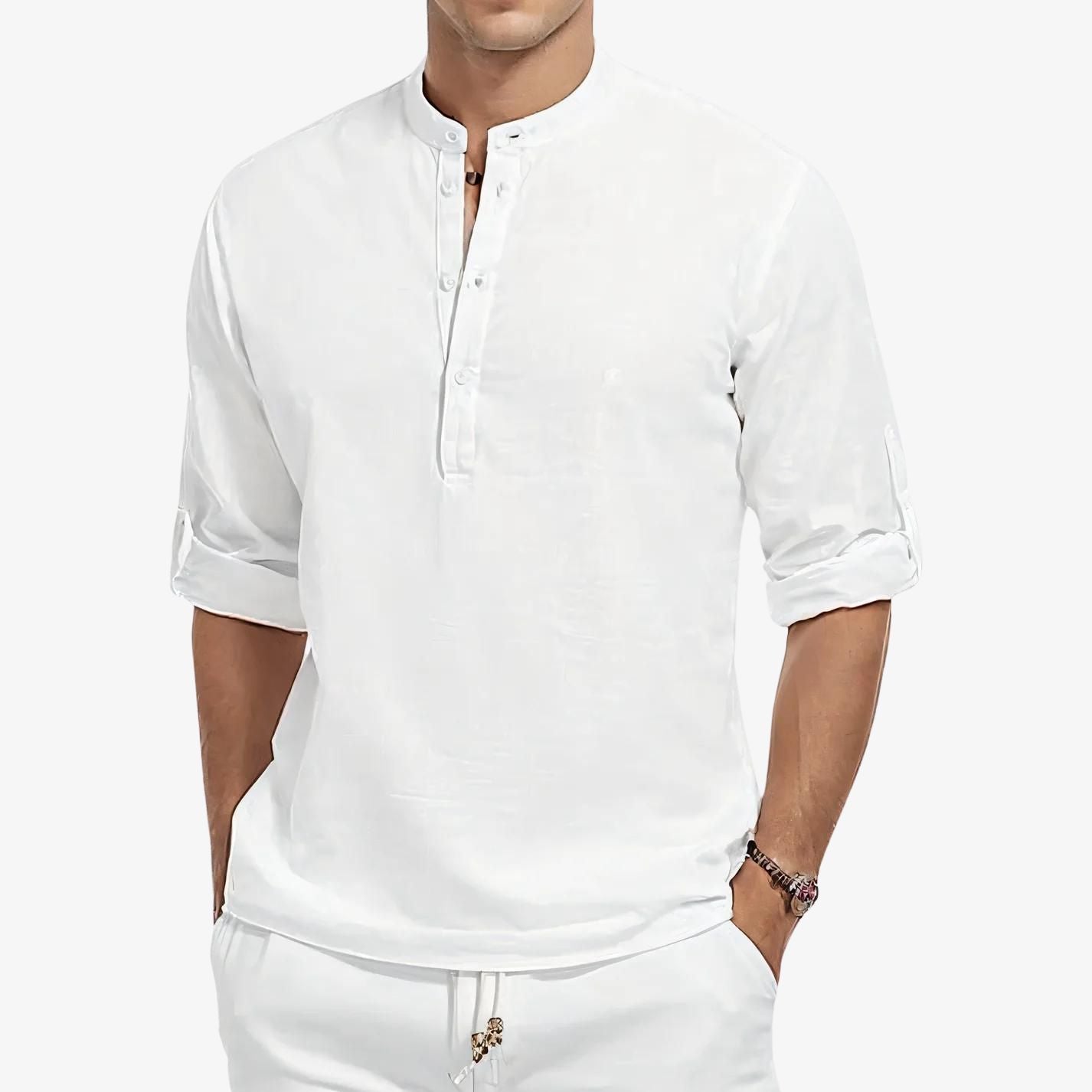 Comfort Henley - Casual Cotton Shirt