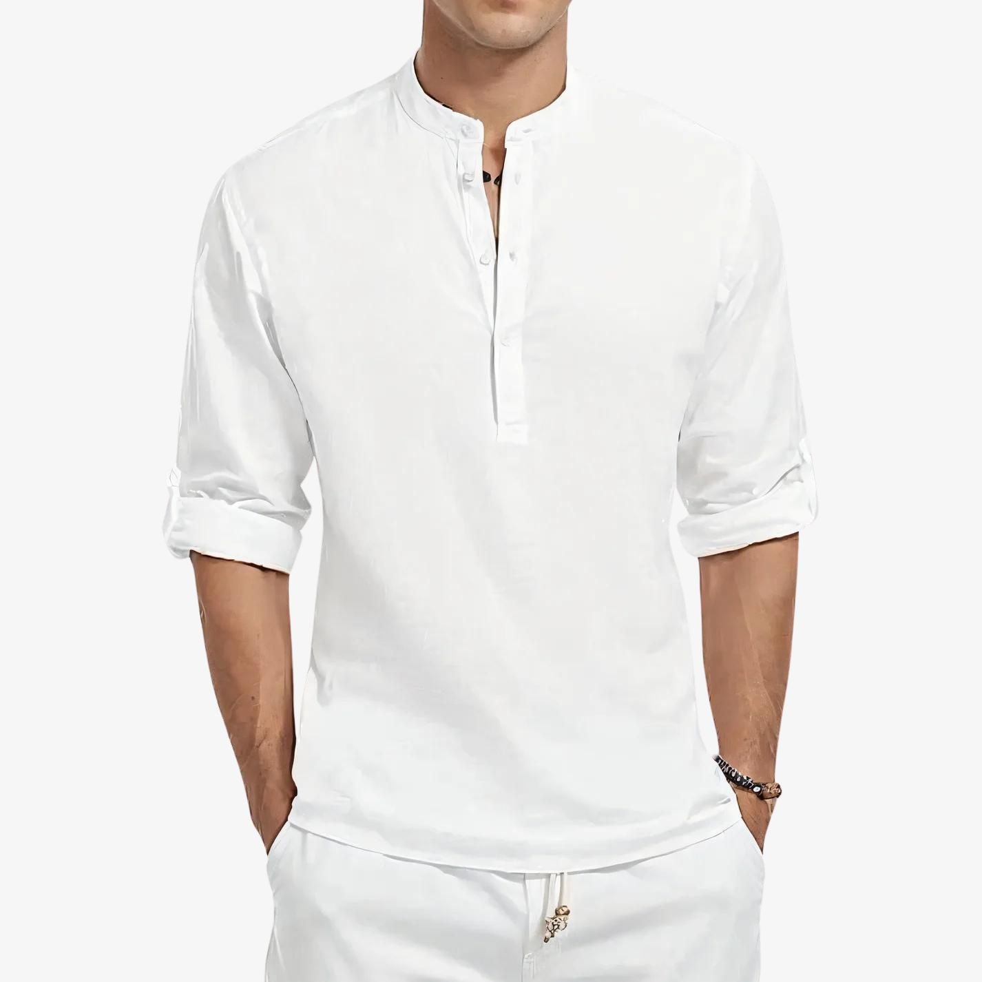 Comfort Henley - Casual Cotton Shirt