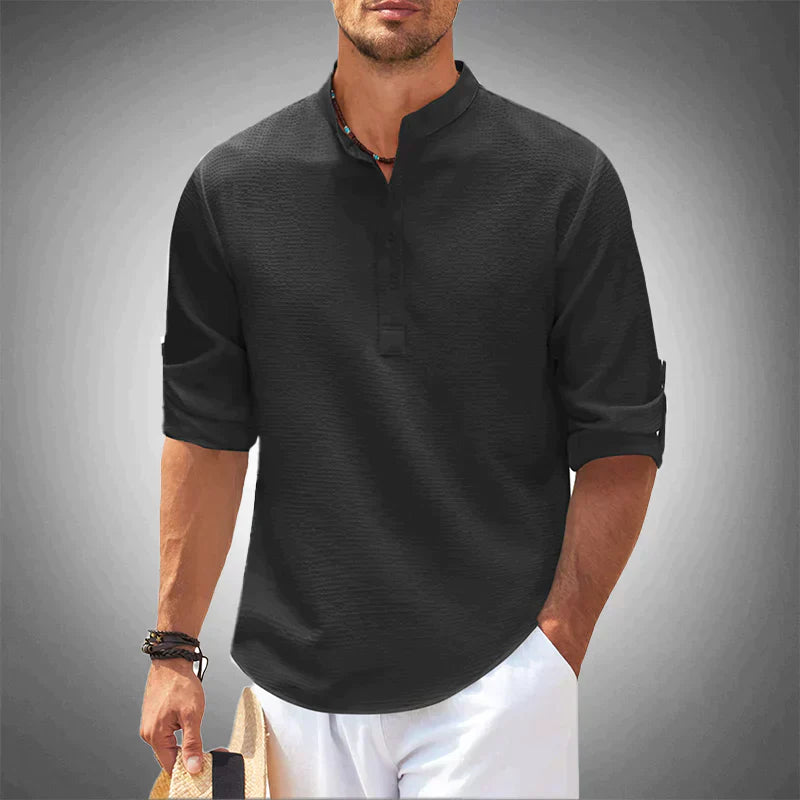 Urban Sophistication - Long-Sleeved Cotton Shirt