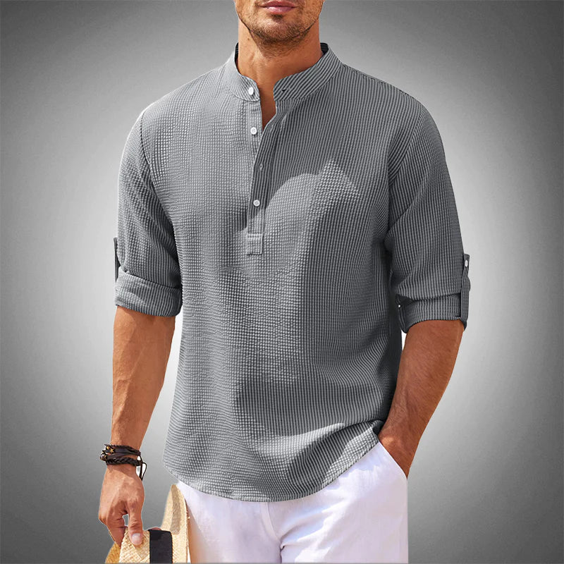 Urban Sophistication - Long-Sleeved Cotton Shirt