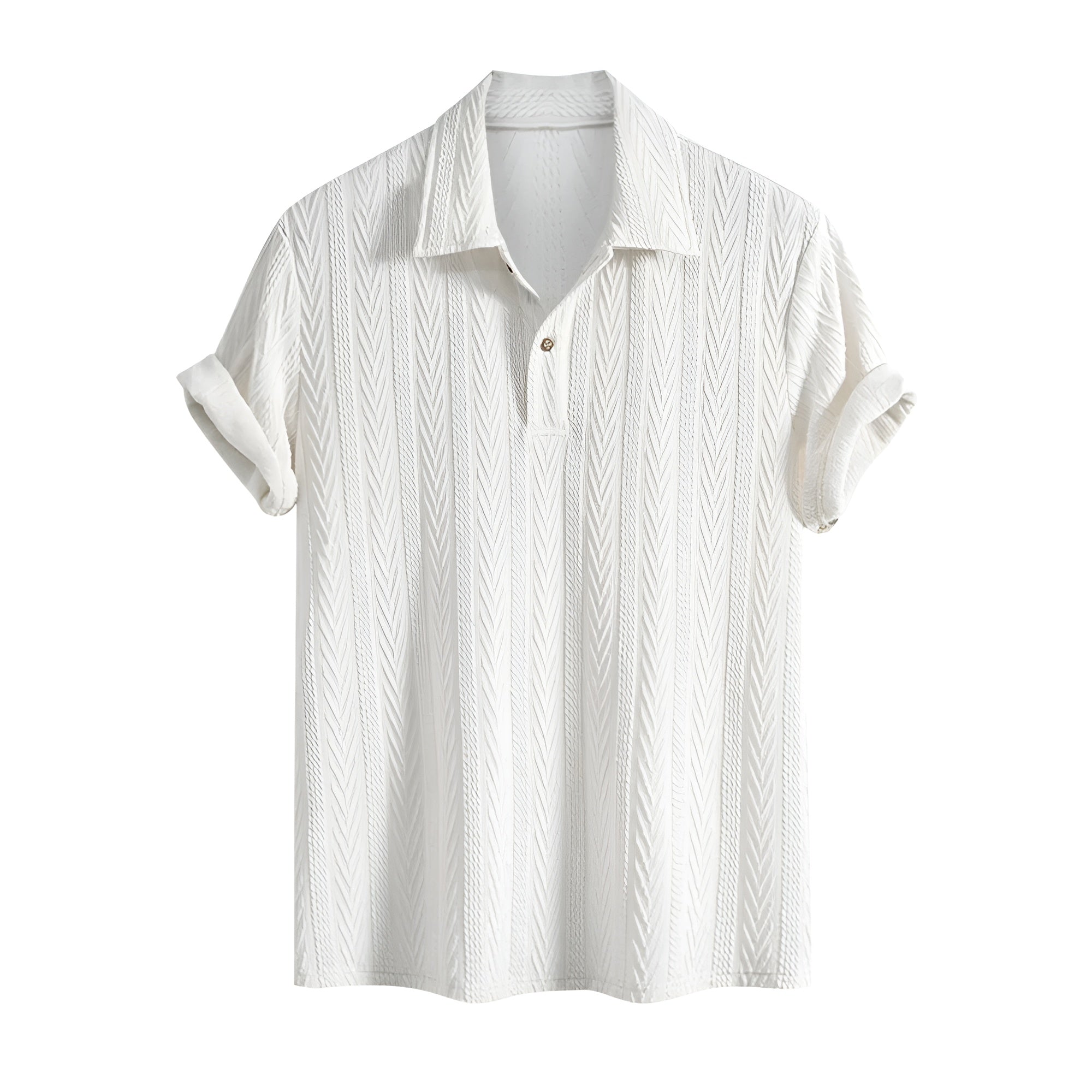 Alessandro Verdi Textured Knit Polo Shirt