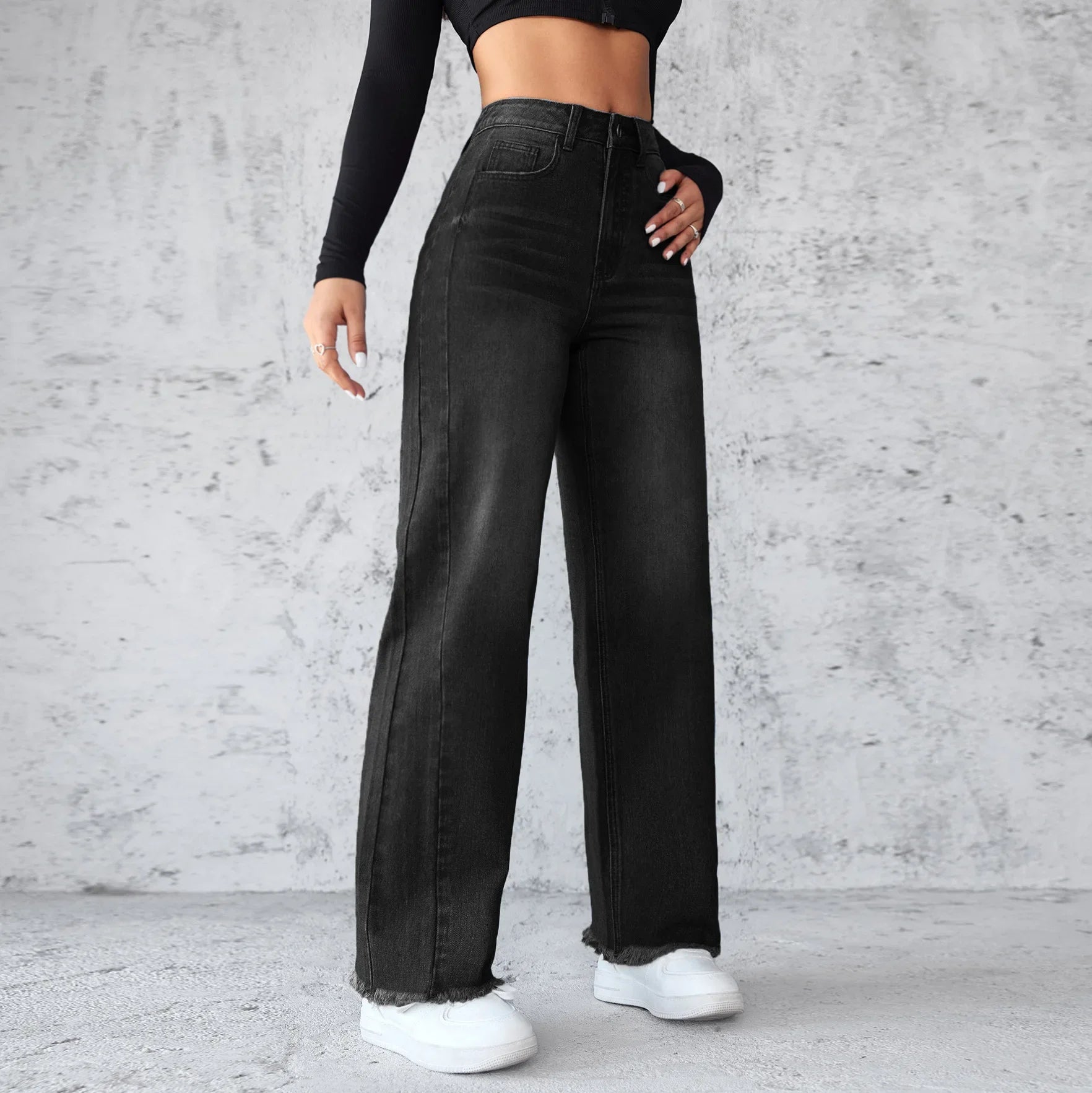 Bella Wide Leg Denim Pants