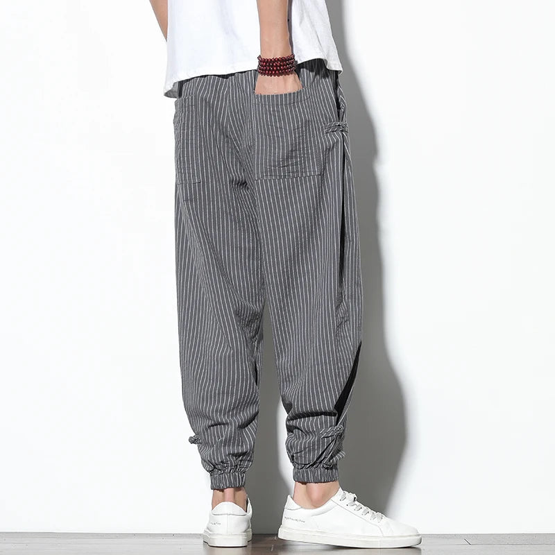 Michael Harrison Breathable Cotton Trousers