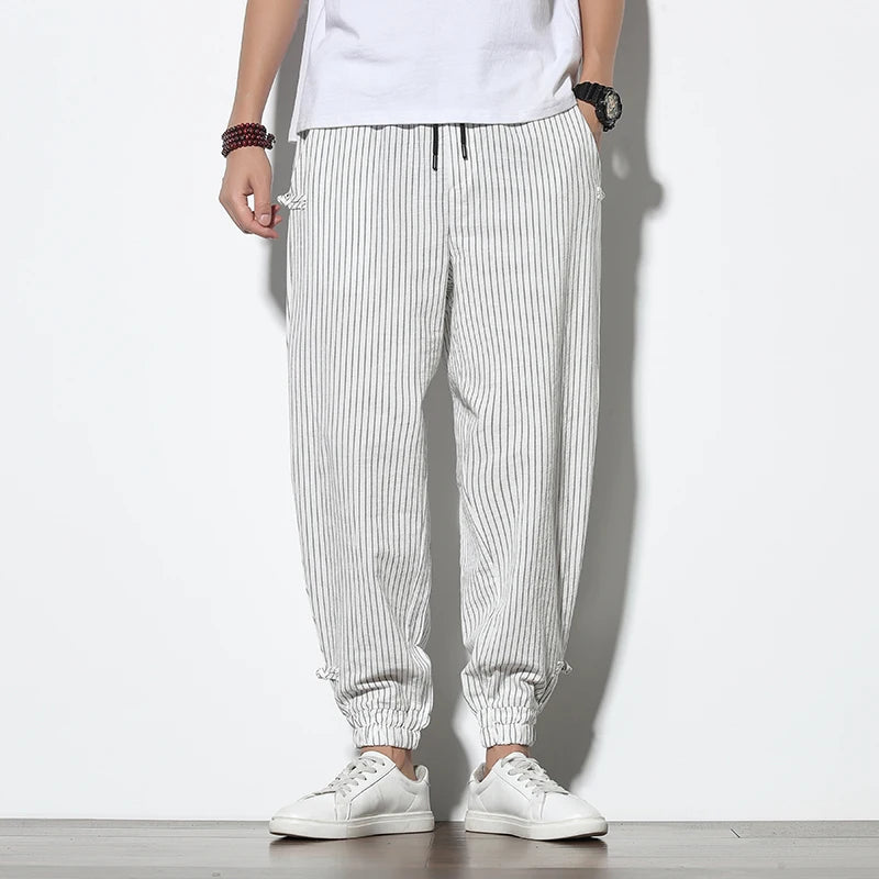 Michael Harrison Breathable Cotton Trousers