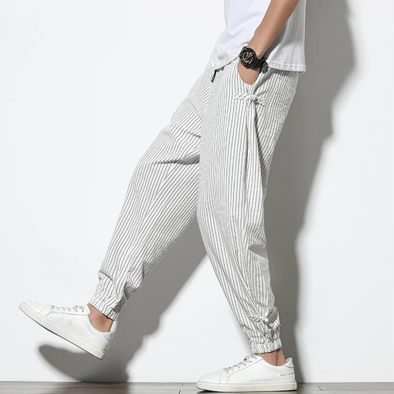 Michael Harrison Breathable Cotton Trousers