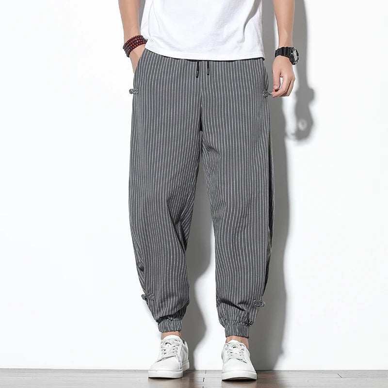 Michael Harrison Breathable Cotton Trousers