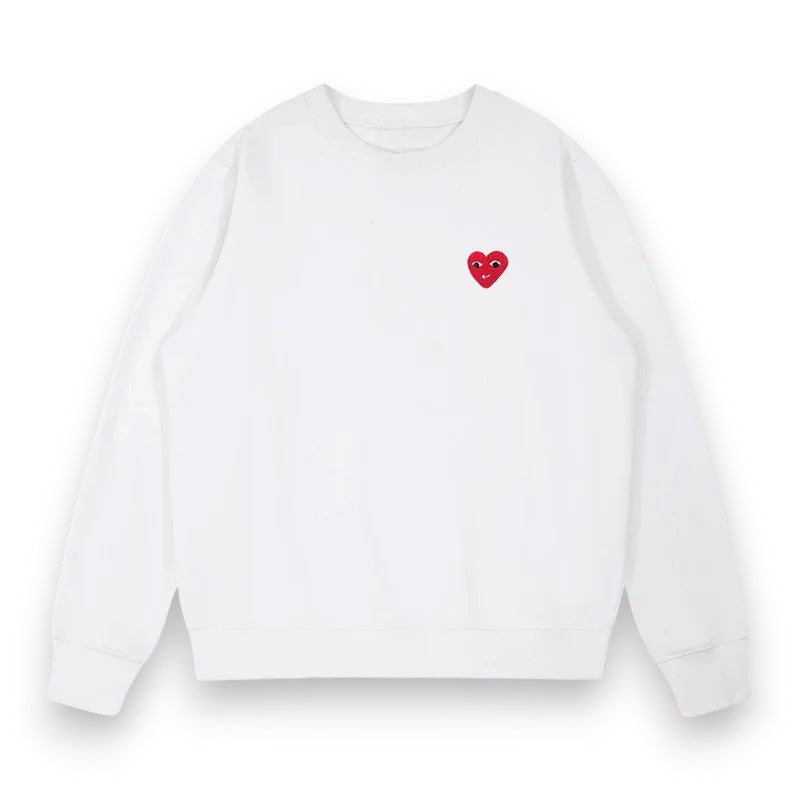 Amore Cotton Heart Sweater