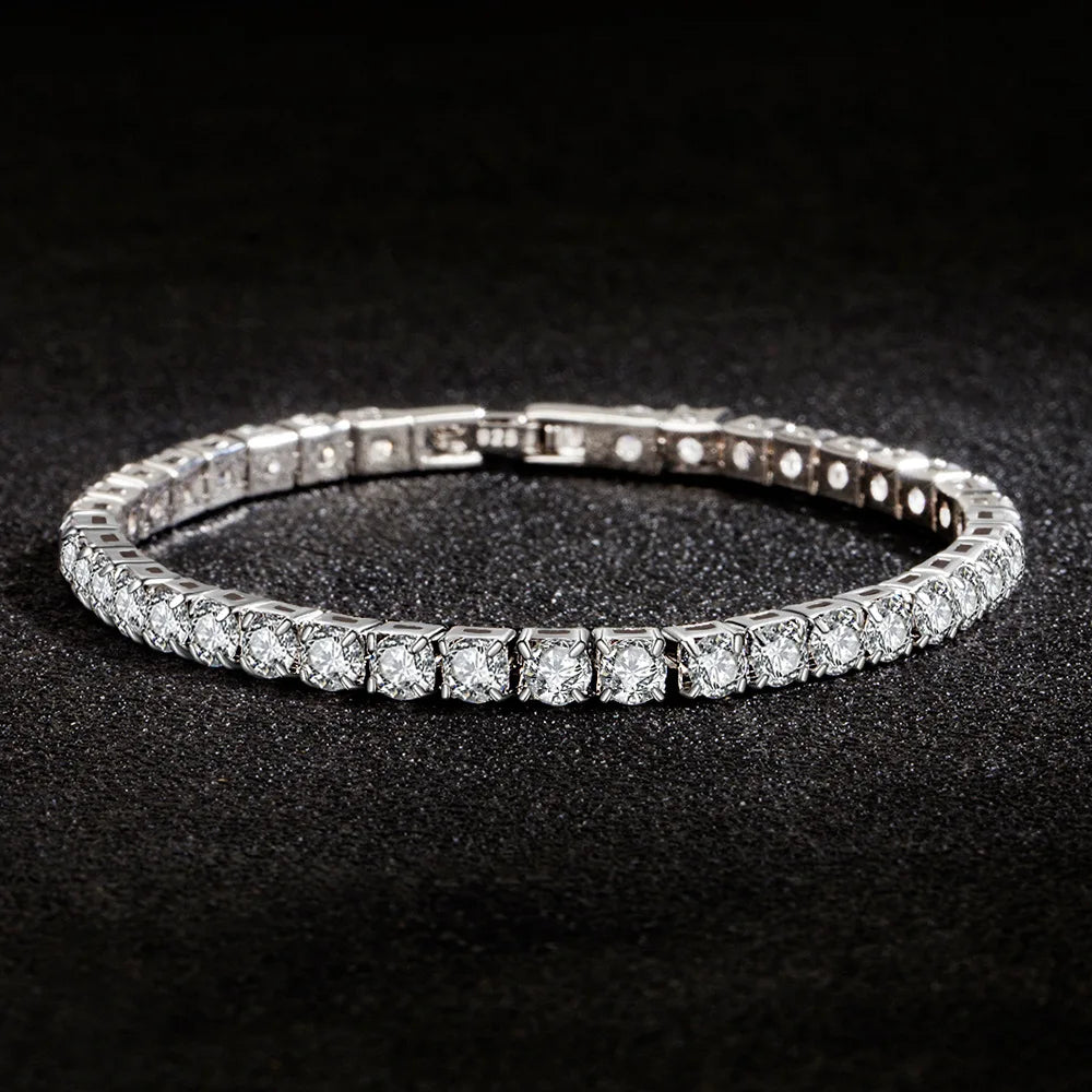 Celestia Zirconia Tennis Bracelet