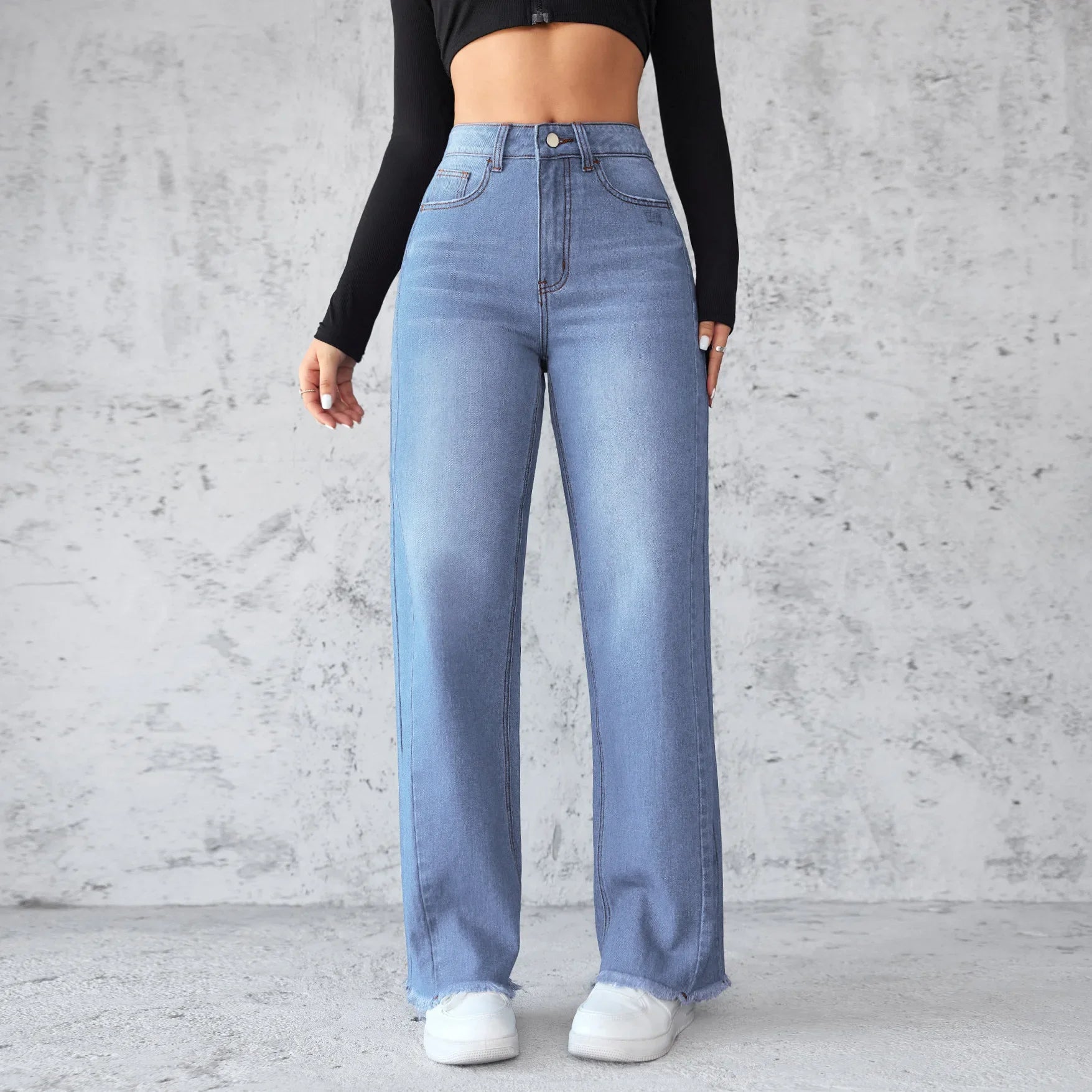 Bella Wide Leg Denim Pants