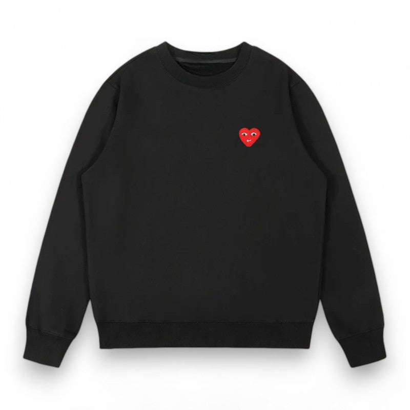 Amore Cotton Heart Sweater