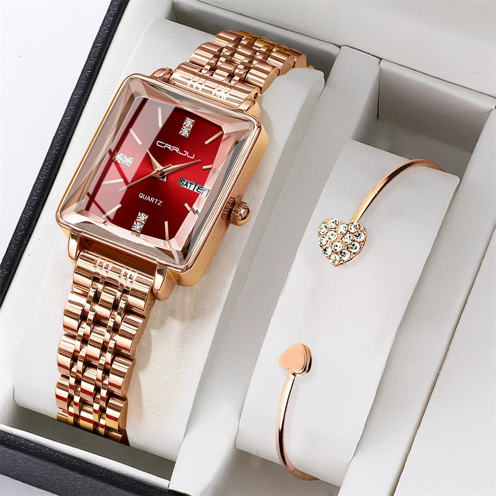 Timeless Grace  - Elegant Women's Quartz Watch