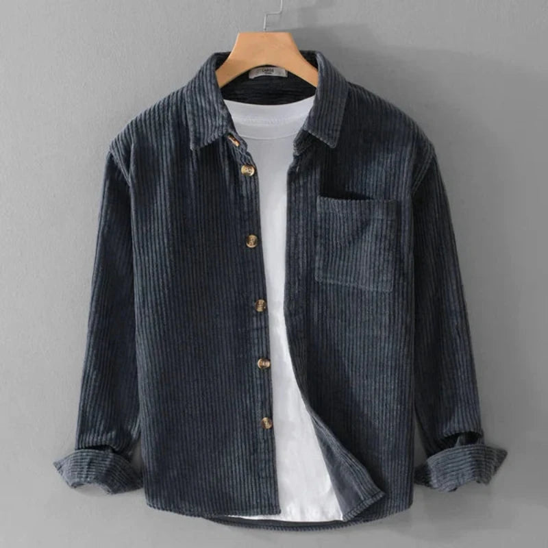 Luca Corduroy Button-Up Shirt