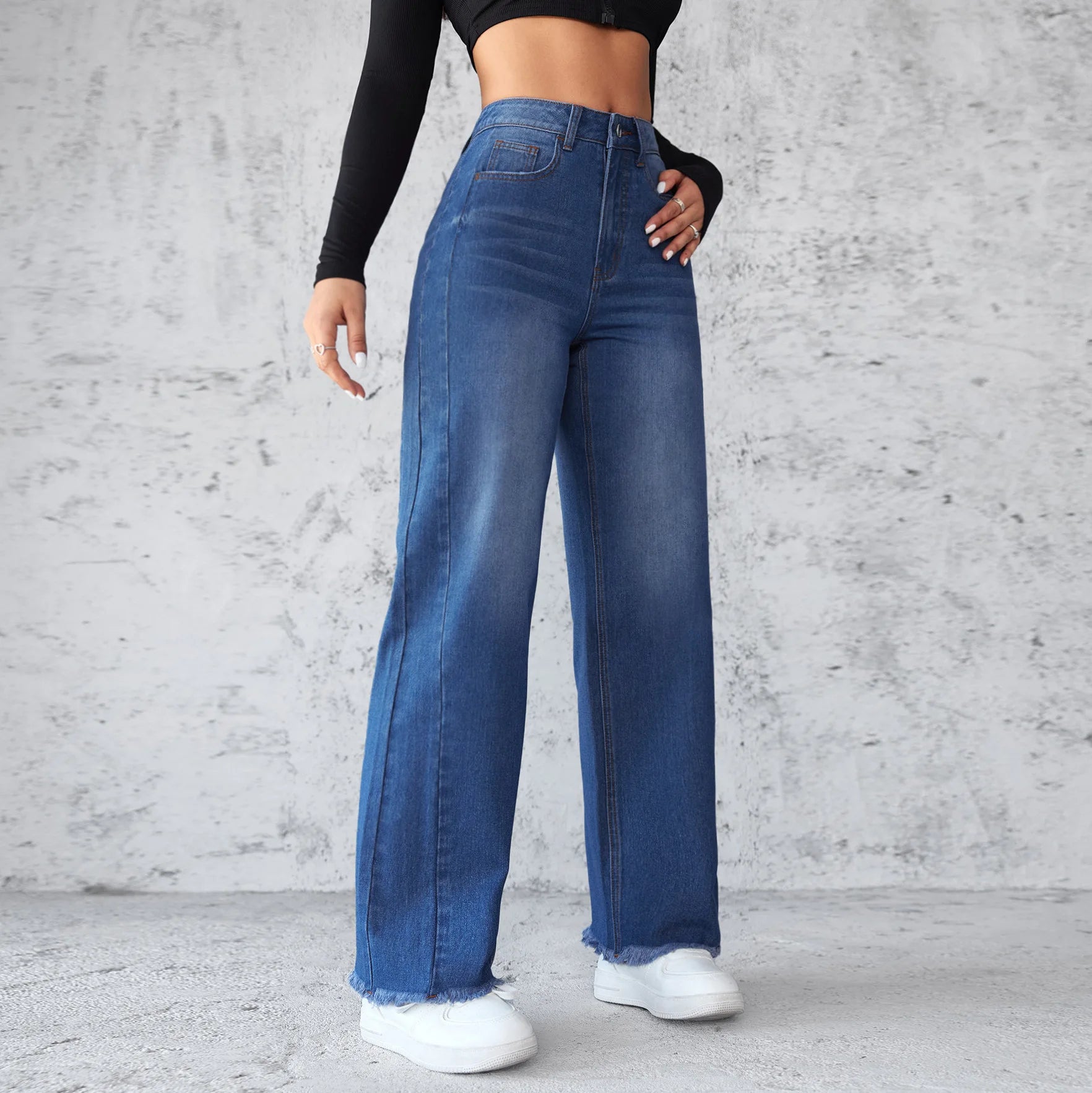 Bella Wide Leg Denim Pants