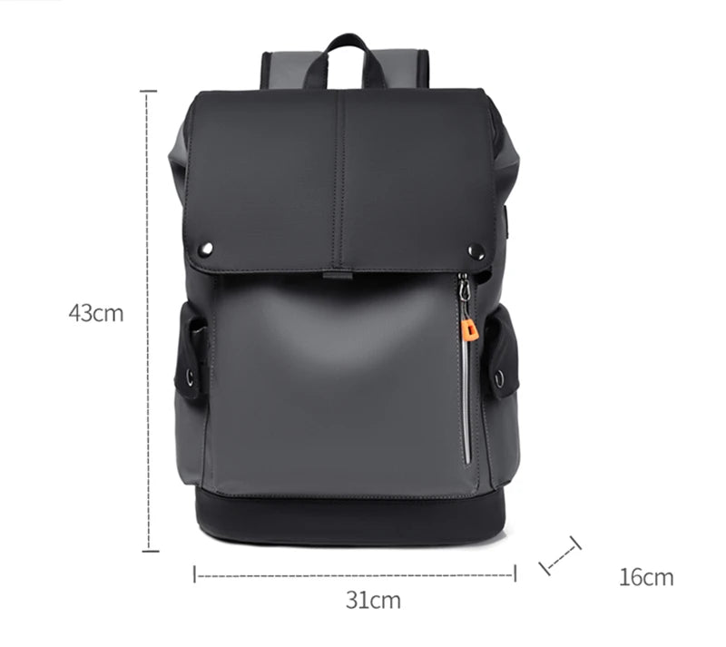 Urban Explorer - Premium Leather Backpack