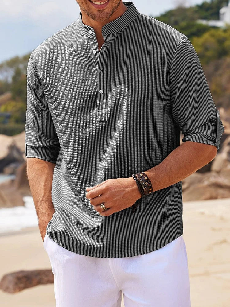 Urban Sophistication - Long-Sleeved Cotton Shirt