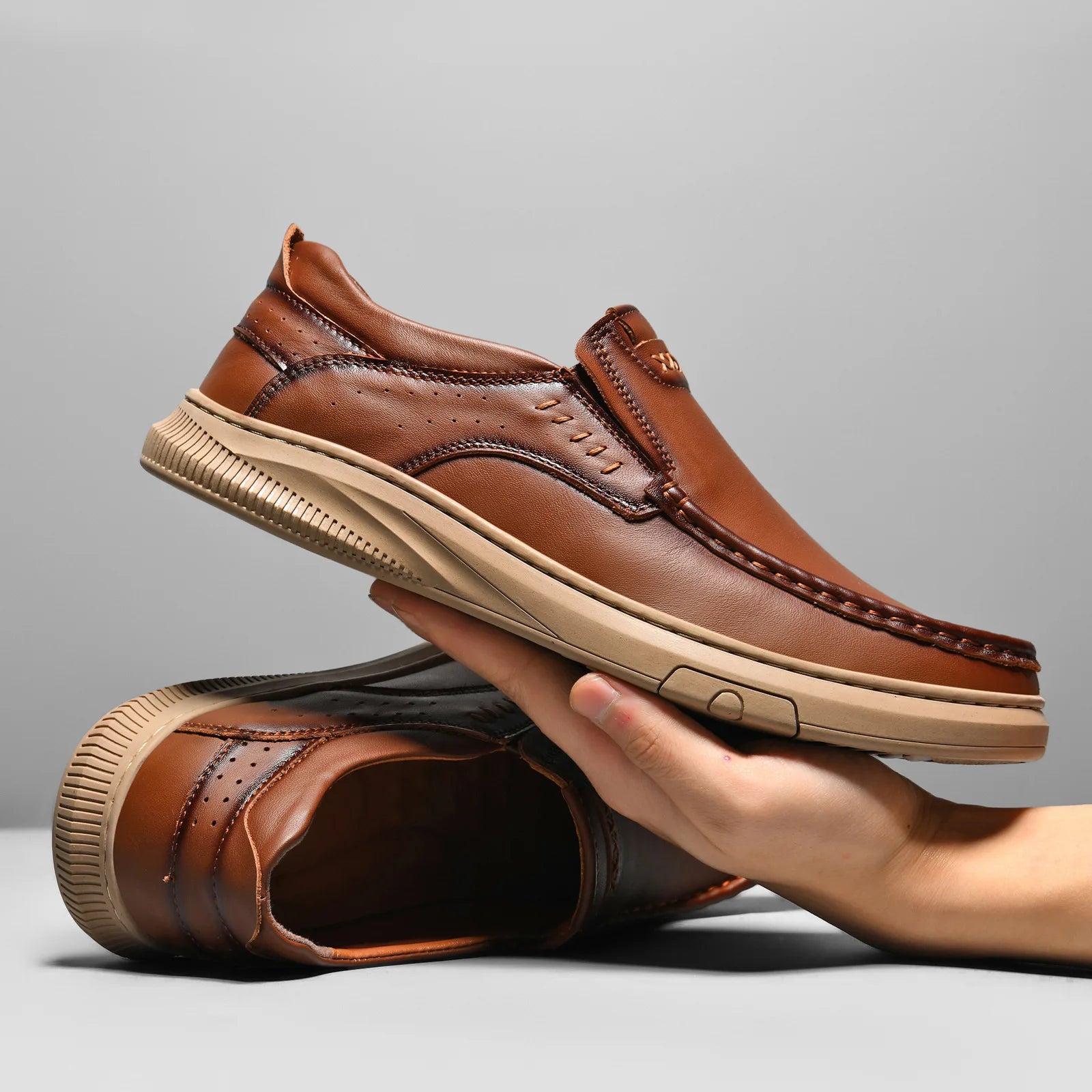 Heritage Martìn - Genuine Leather Slip-on Shoes