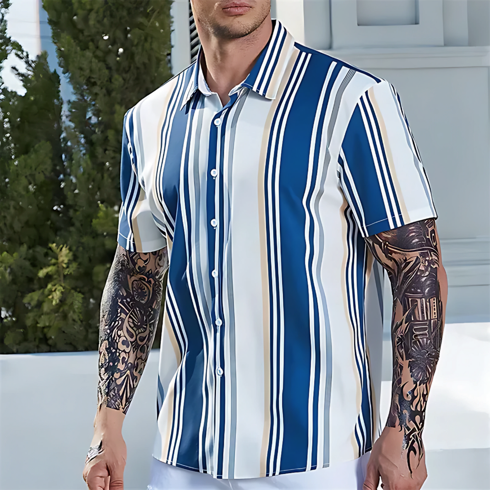 Sunset Breeze - Hawaiian Short Sleeve Shirt