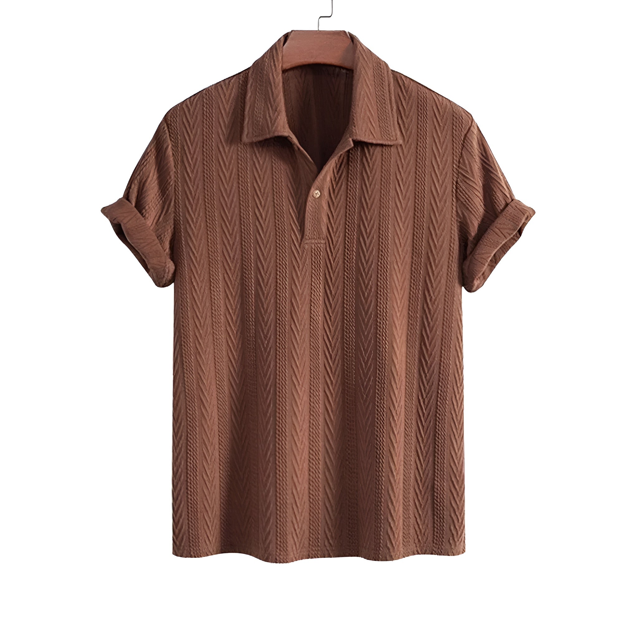 Alessandro Verdi Textured Knit Polo Shirt